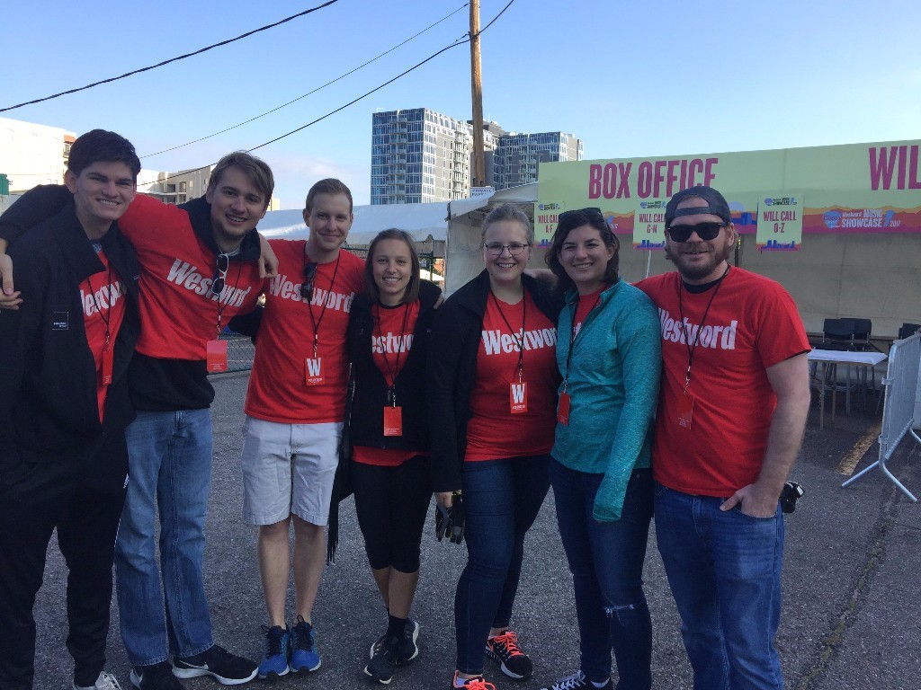 Elevated Third Volunteer Team at Westword Music Showcase