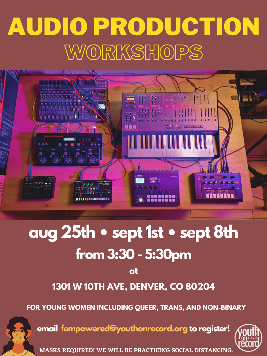Audio Production Workshops presented by FEMpowered