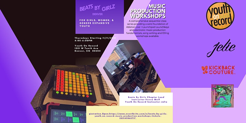 Beats By Girlz Youth On Record Music Production Workshops