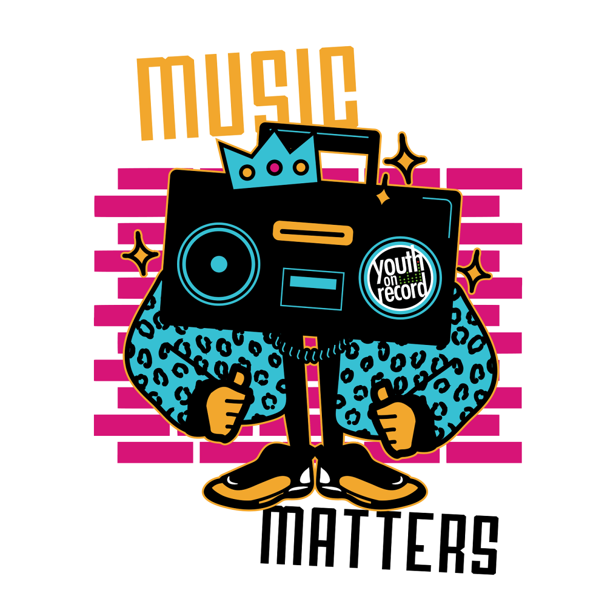Music Matters Logo designed by The 6th Clothing Co