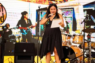 Tatiana hosts block party youth music festival