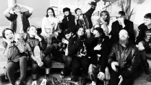 Youth on Record Fellows 2019-2020 with Molina Speaks and Brent Adams, Director of Programs