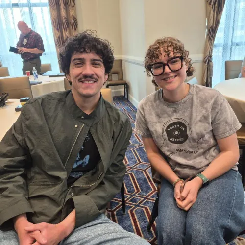 Sofia Young and Conrad Mata