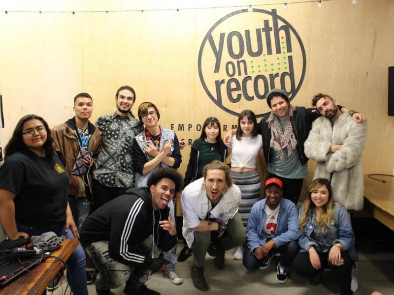 Magic Giant and Youth on Record Students