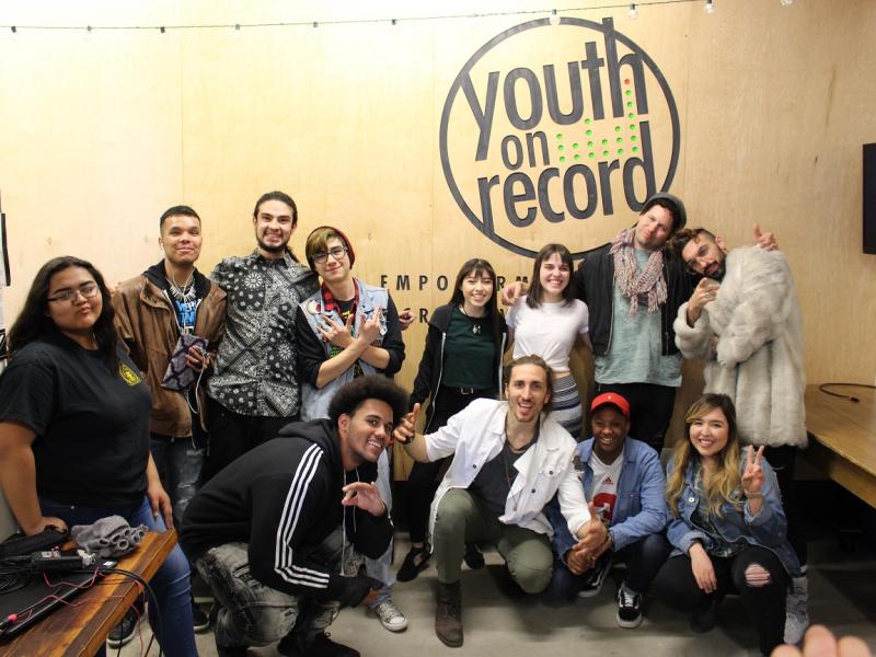 Magic Giant and Youth on Record Students