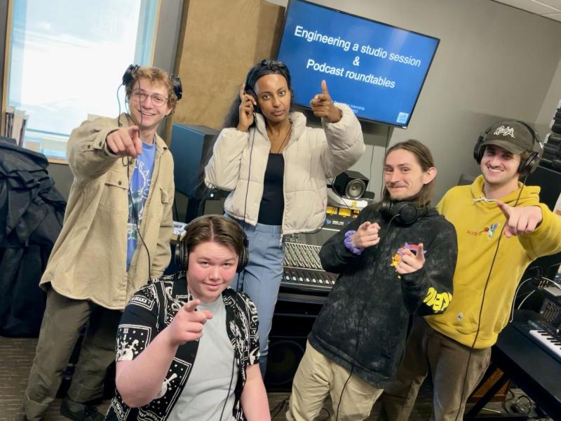 podcasting interns 